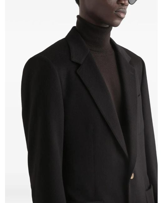 Dolce & Gabbana Black Veste En Cachemire Portofino À Poitrine Unique for men