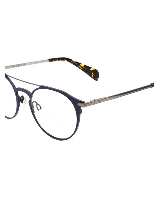 Rag & Bone White Round-Frame Glasses for men