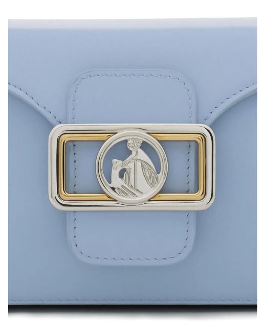 Lanvin Blue Mini Pencil Cat Tote Bag