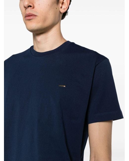 DSquared² T-shirt Met Logoplakkaat in het Blue voor heren