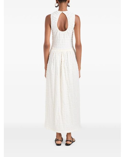 Proenza Schouler White Zoira Textured Dress