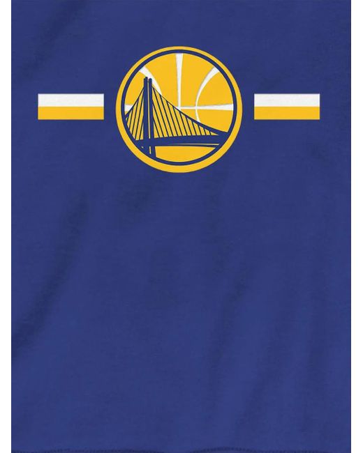 Nike Blue Nba Golden State Warriors T-Shirt for men