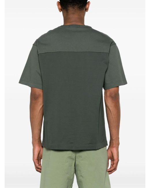 Camiseta con parche Compass Stone Island de hombre de color Green