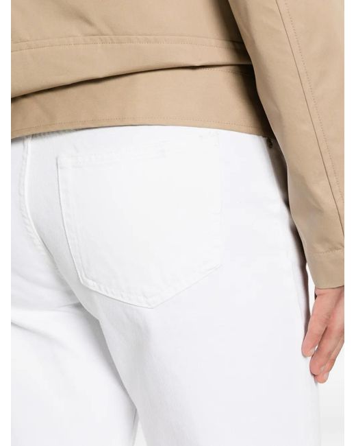 Won Hundred White Jean Genoa for men
