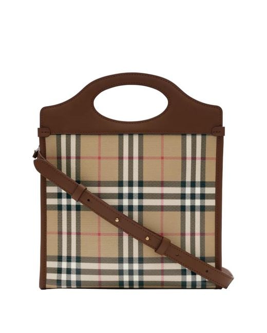 Borsa Pocket Mini di Burberry in Brown