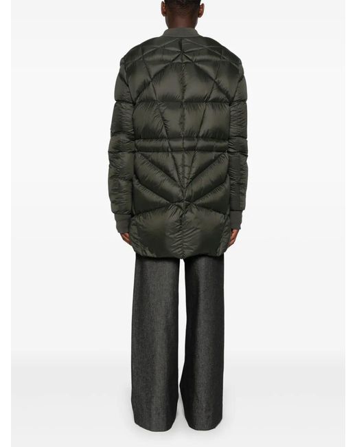Rick Owens Gray Recycled Polyamide Down Liner Coat for men