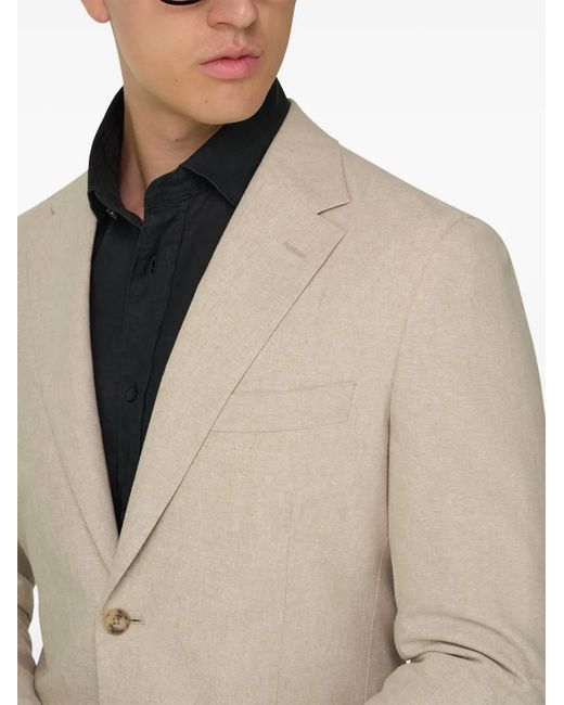 Boggi Natural Patch-Pocket Blazer for men
