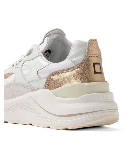 Date White Fuga Panelled Sneakers
