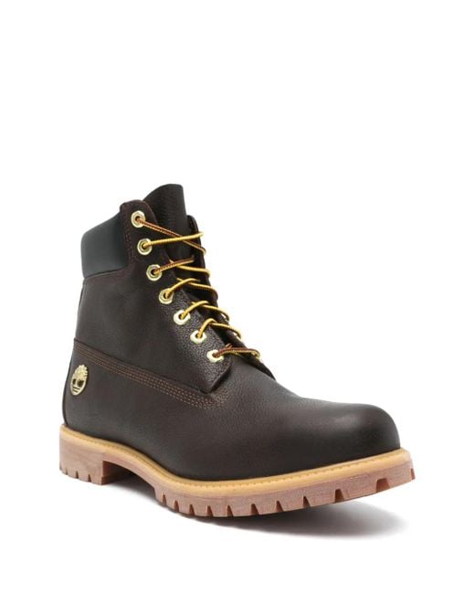 Timberland Brown Lace-Up Boots for men