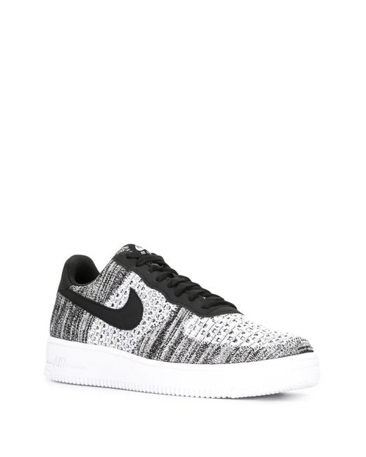 Nike Black Air Force 1 Flyknit 2.0 Trainers for men