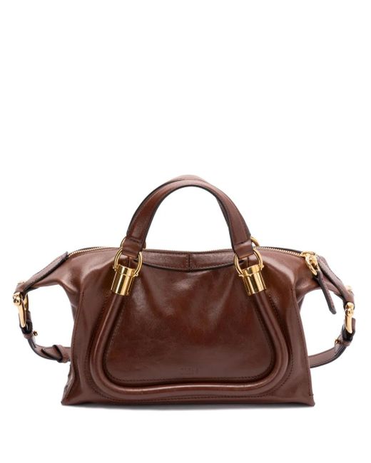 Borsa Tote Paraty 24 Piccola di Chloé in Brown