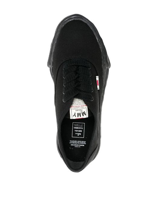 Maison Mihara Yasuhiro Black Low-Top Canvas Sneakers