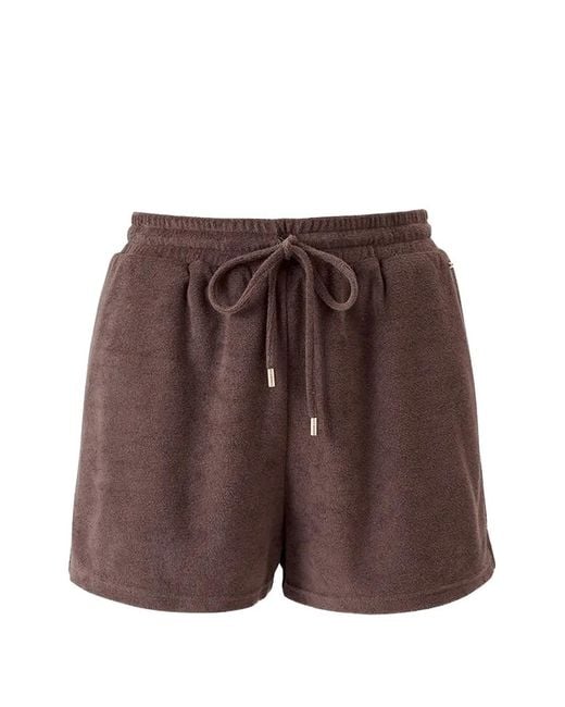 Melissa Odabash Purple Laura Drawstrings Shorts