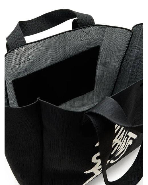 AllSaints Black Logo Tote Bag