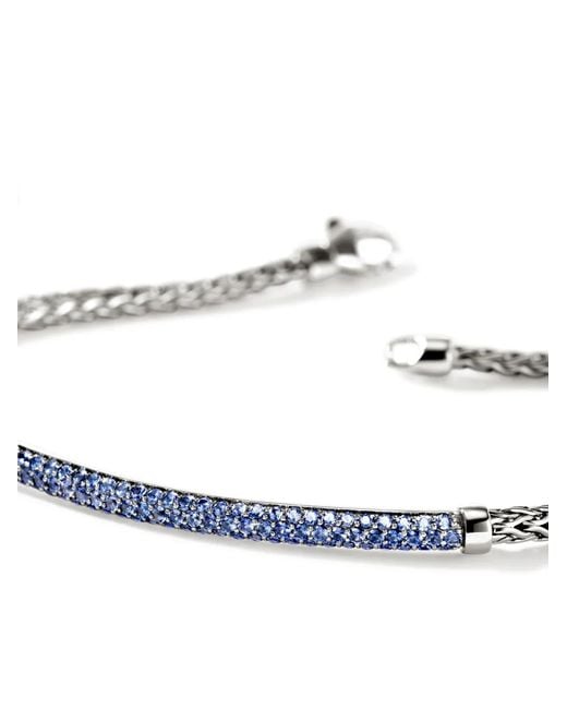 John Hardy White Jh Essential Sapphire Bracelet