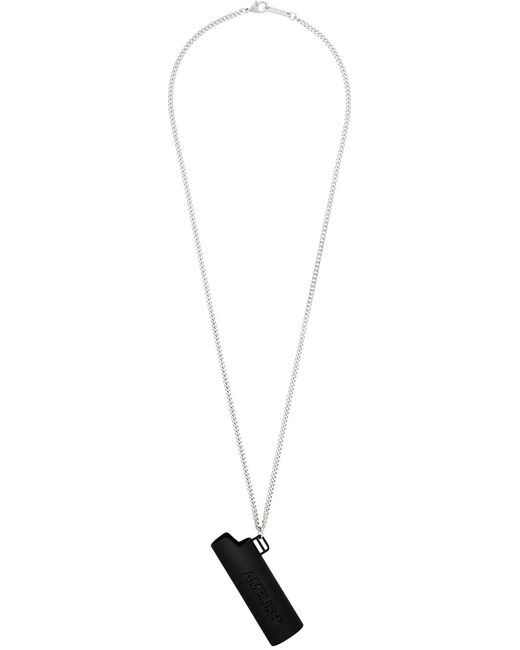 Ambush White Lighter Pendant Necklace for men