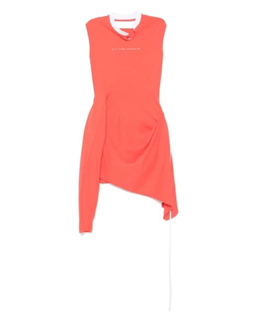 OTTOLINGER Red Cut Out-Detail Mini Dress