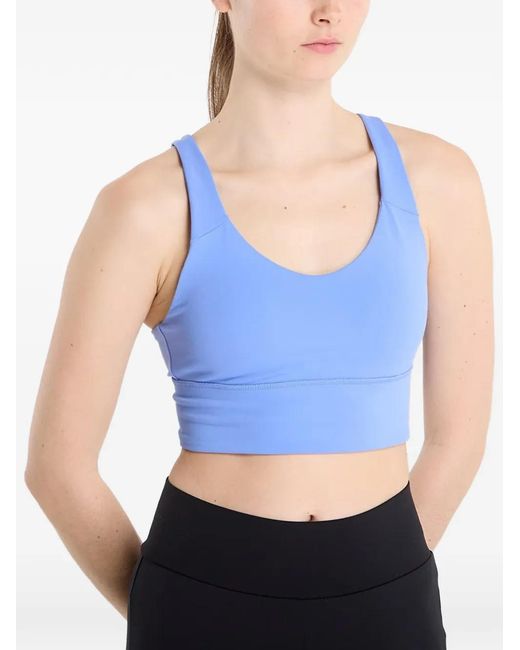 Adidas Blue Criss-Cross Back Sports Bra