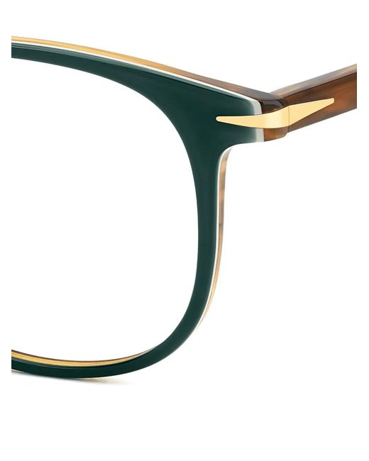 David Beckham Black Round-Frame Glasses