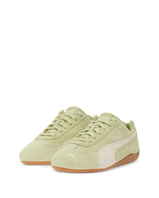 PUMA Green Speedcat Suede Sneakers