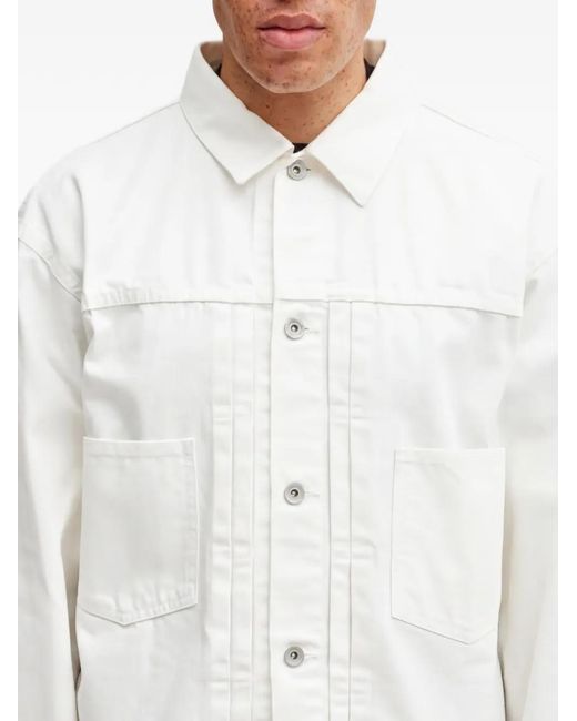 Neighborhood White Button Pockets Jacket for men