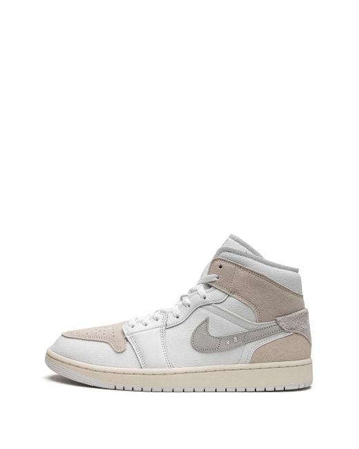 Nike White Air 1 Mid Se Craft "Tech" Sneakers for men