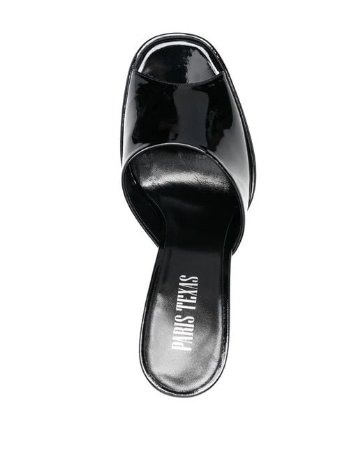 Paris Texas Black Marina 145Mm Platform Sandals