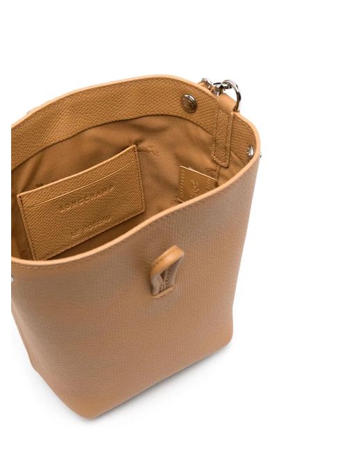 Longchamp Natural Le Roseau Xs Bucket Bag