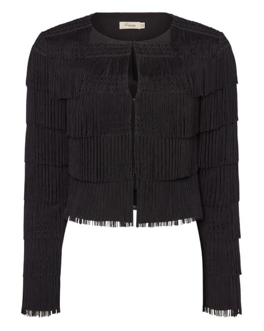 Temperley London Black Layered-Design Jacket