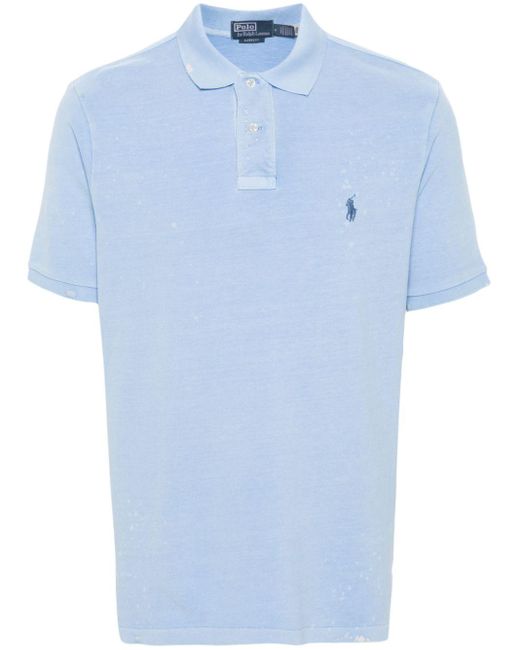 Polo Ralph Lauren Blue Polo Pony-motif Polo Shirt for men