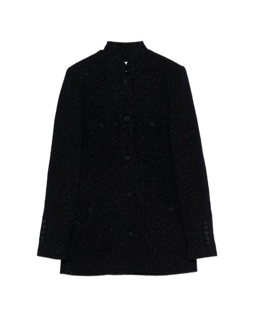 LIBEROWE Black Raja Tweed Jacket