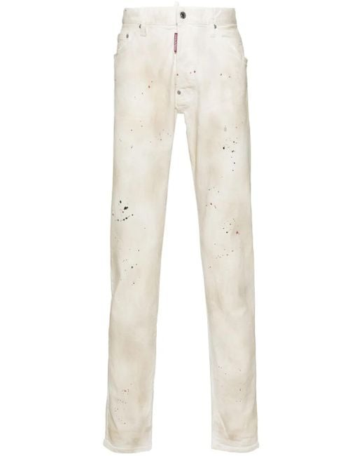 Vaqueros Rectos Cool Guy DSquared² de hombre de color White