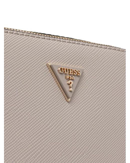 Guess Gray Sac À Bandoulière À Plaque Logo