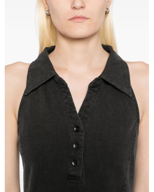 B+ AB Black Sleeveless Midi Dress