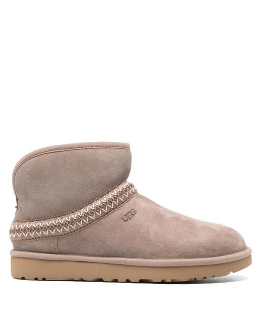 Ugg Brown Mini Crescent Stiefel