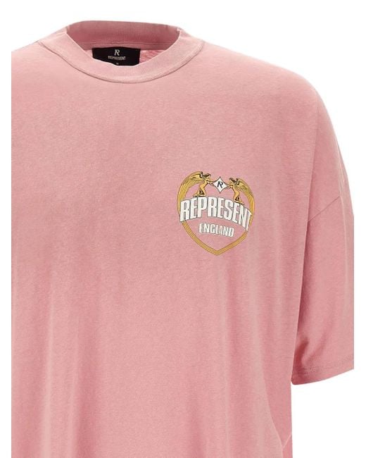 Represent Pink Angel Border" T-Shirt for men