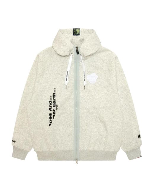 Hoodie À Fermeture Zippée Aape By A Bathing Ape pour homme en coloris White
