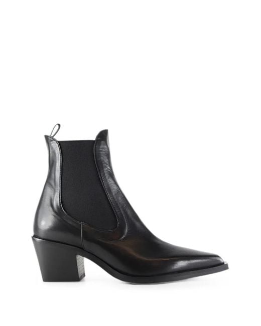 Notabene Black Luna Pointed-Toe Boots