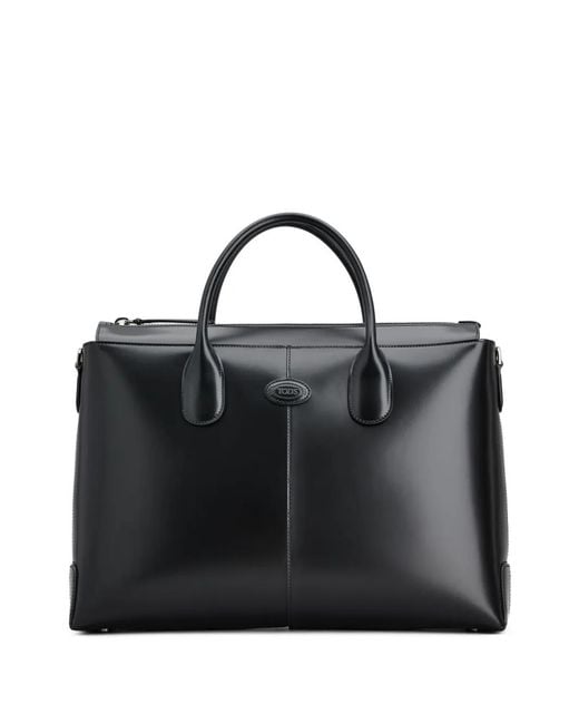 Tod's Black Di Laptop Bag for men
