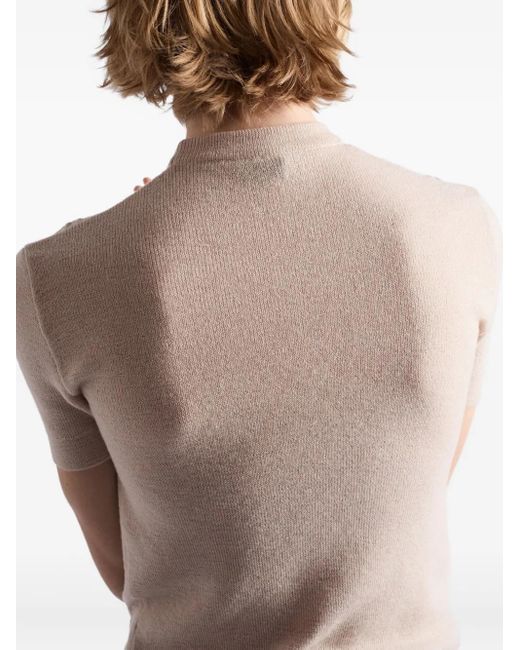 Maglione Girocollo di Prada in Natural da Uomo