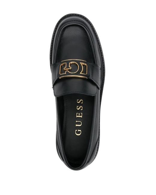 Guess Black Shuttle Loafers