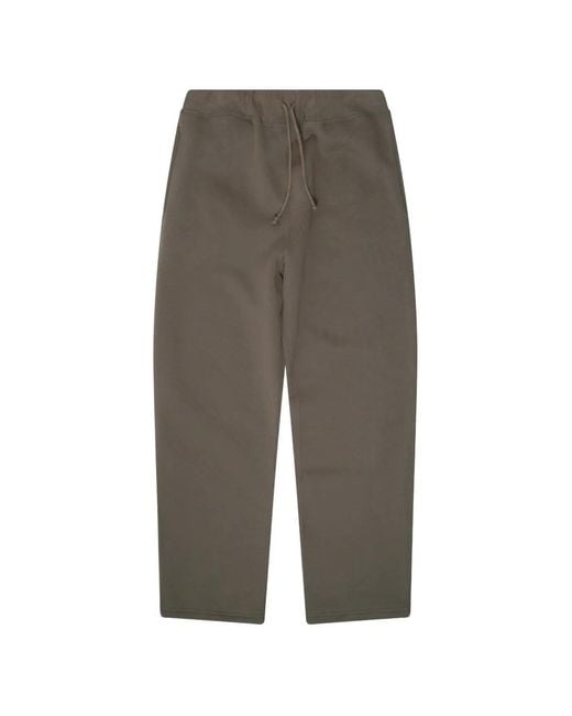 Sease Gray Open-Hem Track Pants