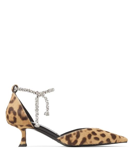 Jimmy Choo Metallic Genuine Leather Pumps