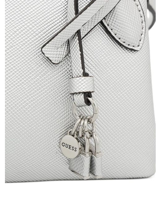 Guess Fedana Metallic-Finish Tote Bag