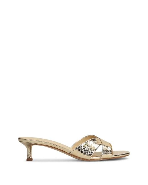 Michael Kors Metallic Criss-Cross Sandals