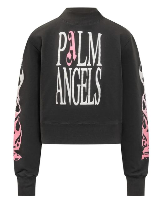 Palm Angels プリント スウェットシャツ Black