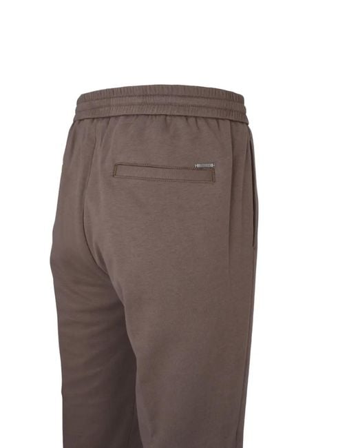 Peserico Gray Drawstring Trousers for men