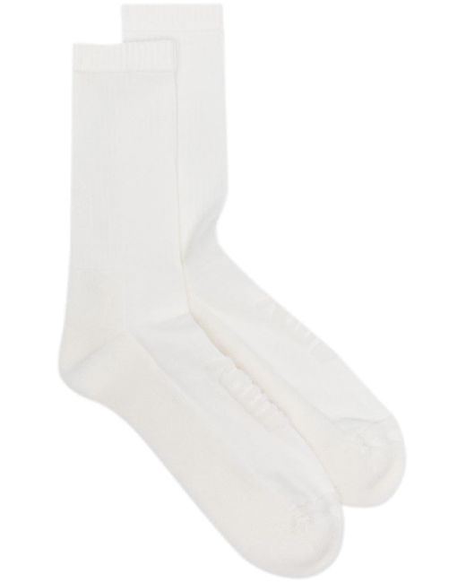 Autry White Socken mit Logo-Patch