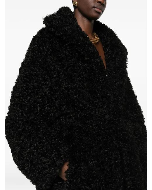 Frankie Shop Black Single-Breasted Coat