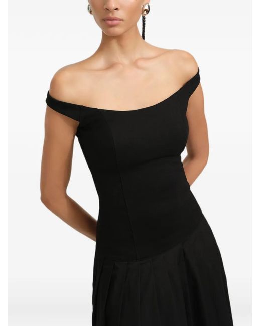 MARCELLA Black Robe Longue Selene
